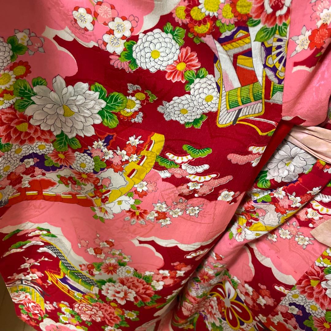 豪華アンティーク着物　七五三着物セット　七五三　3歳5歳7歳着物大正ロマン