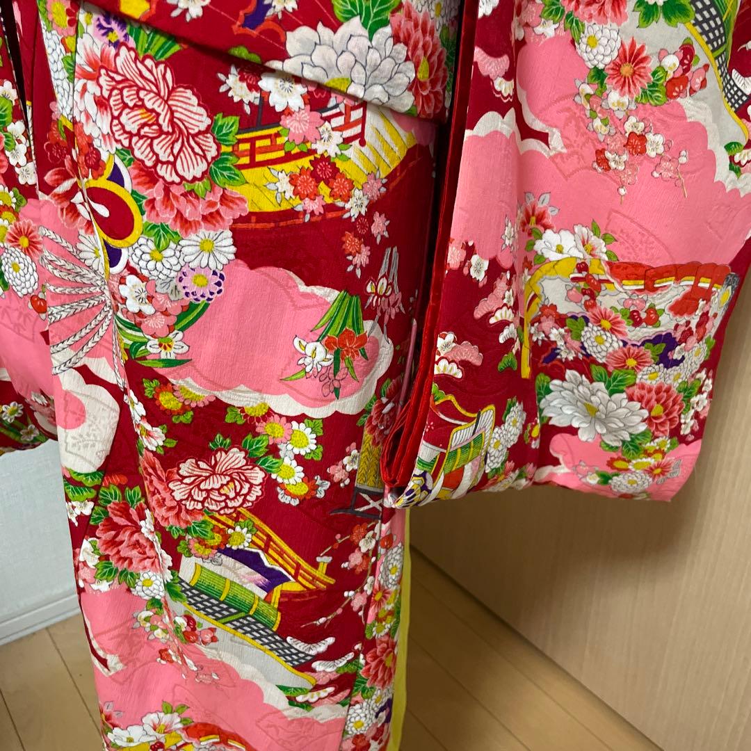 豪華アンティーク着物　七五三着物セット　七五三　3歳5歳7歳着物大正ロマン
