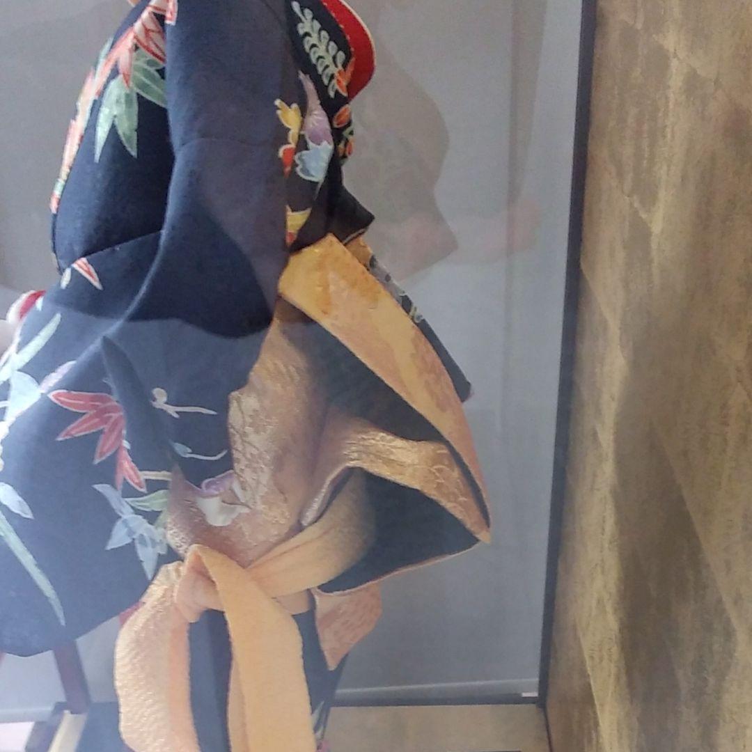 値引き中、日本人形 寿㐂代 かおり ガラスケース入り芸者芸子 雛人形五月人形