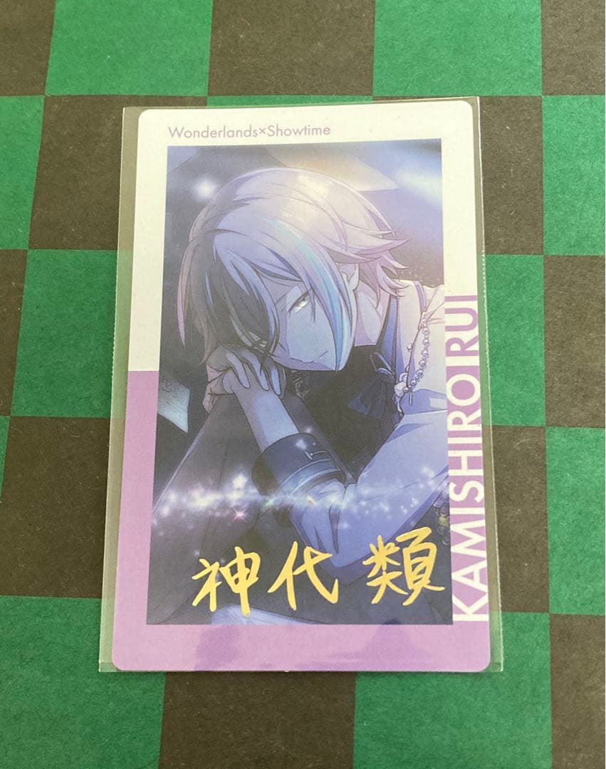 プロセカ プロジェクトセカイ 神代類 ePick エピカ サイン 箔押し 14B