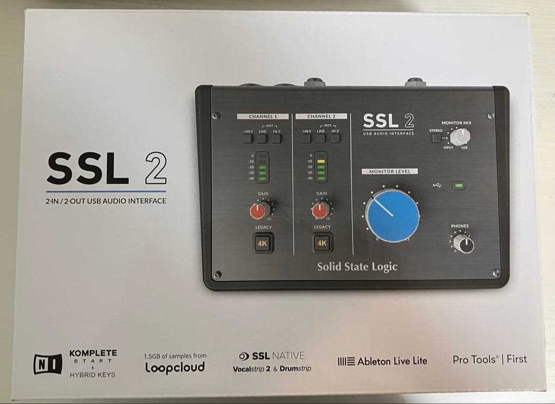 【ジャンク扱い】SSL2 USB オーディオインターフェイス