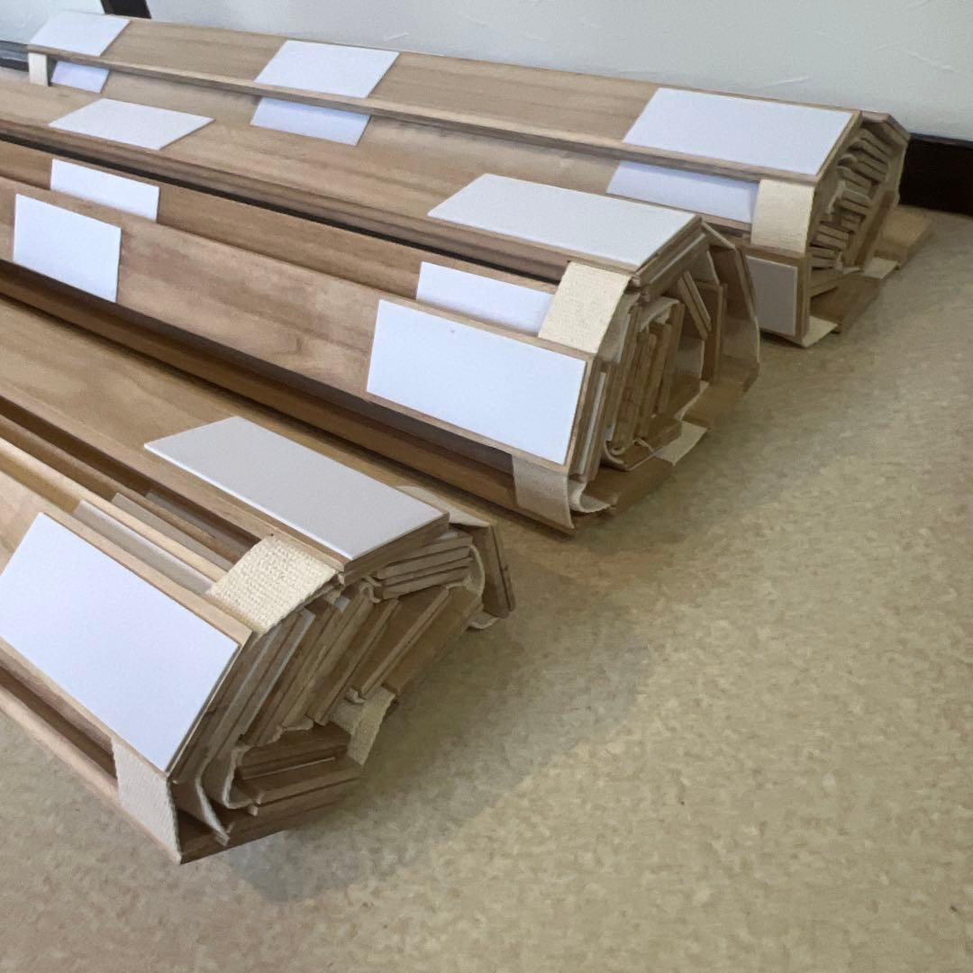 丸めてしまえる 桐すのこベッド　シングル　3点セット