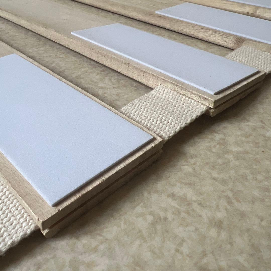 丸めてしまえる 桐すのこベッド　シングル　3点セット