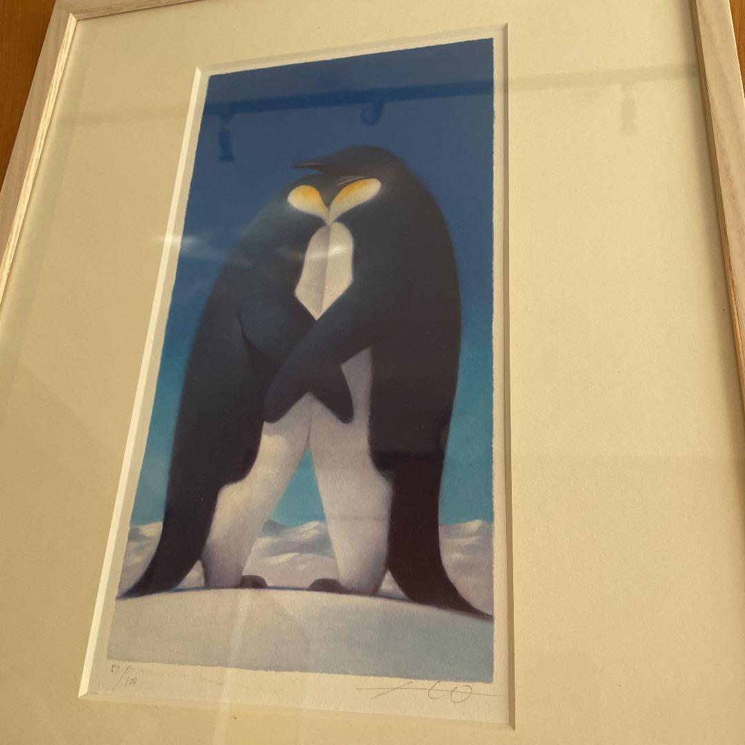 渡辺宏　ジクレー（版画）「重なる思い」