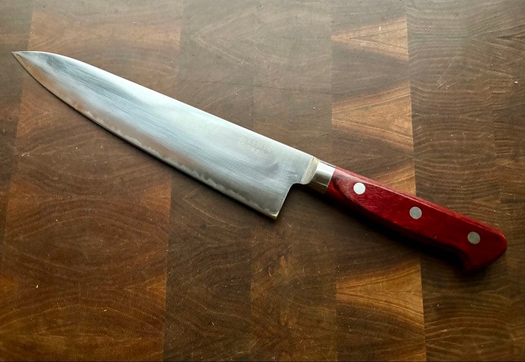 高村刃物 牛刀 210㎜ 粉末ハイス鋼 包丁　SG2 洋包丁　7寸