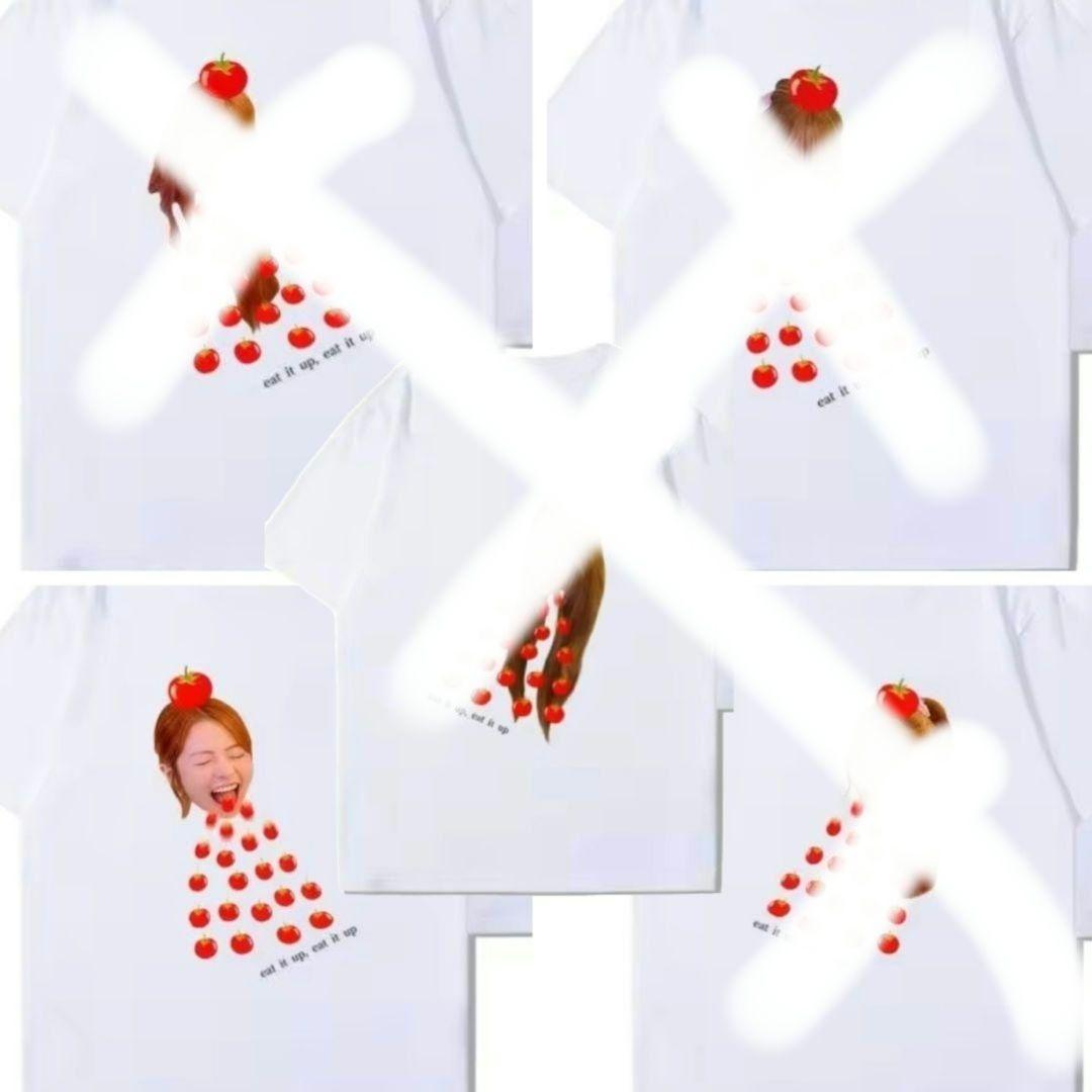 LE SSERAFIM ユンジン トマトTシャツ - メルカリ