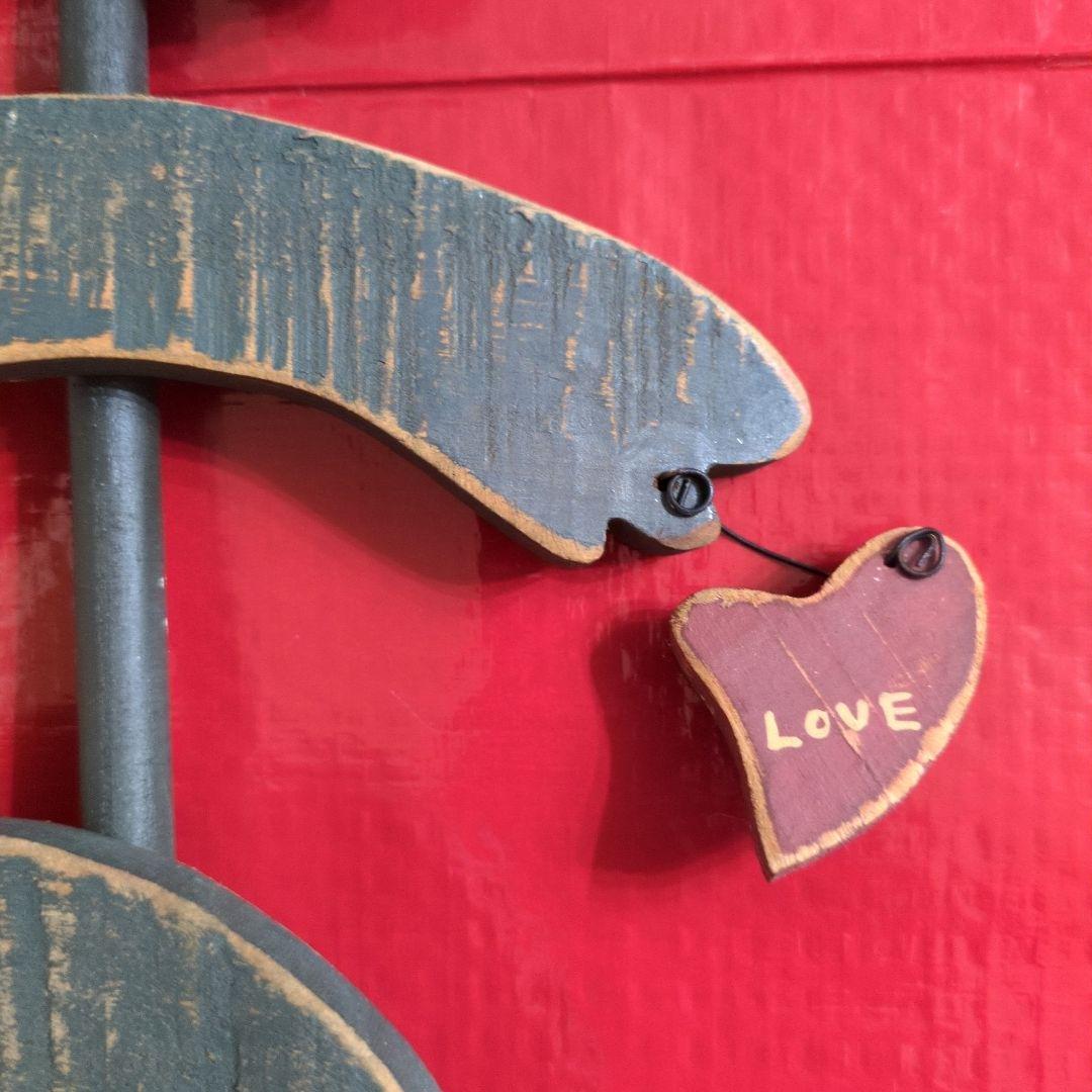 《アンファン》レア 木製クリスマスツリー＋別売り木製オーナメント4個