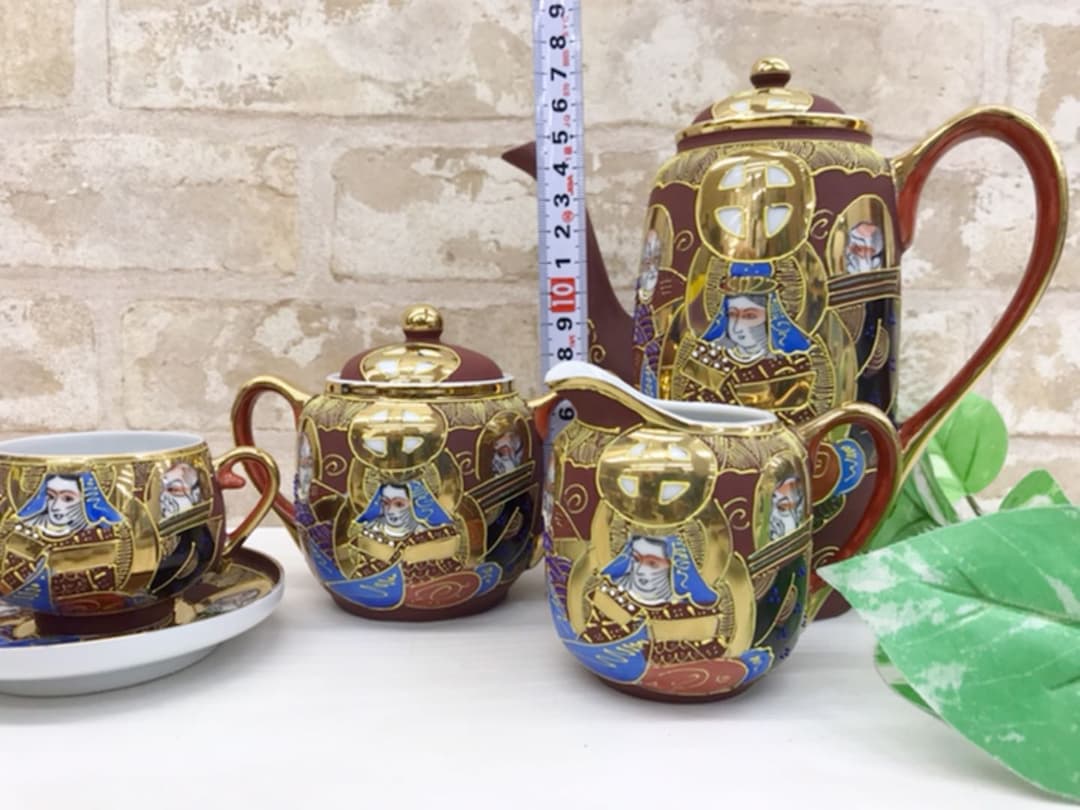 値下！【美品】里帰り　古薩摩　オールド薩摩　ティーセット