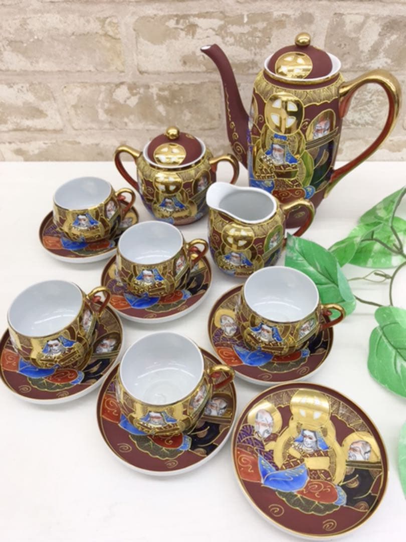 値下！【美品】里帰り　古薩摩　オールド薩摩　ティーセット