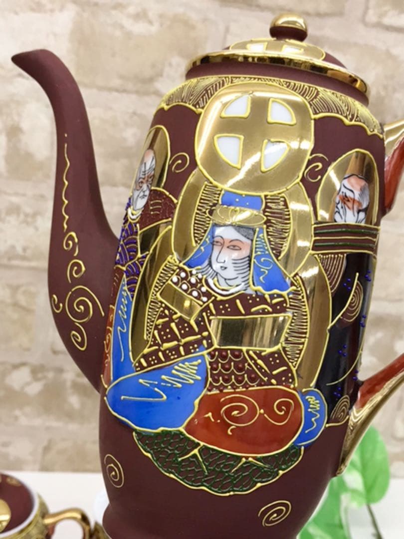 値下！【美品】里帰り　古薩摩　オールド薩摩　ティーセット