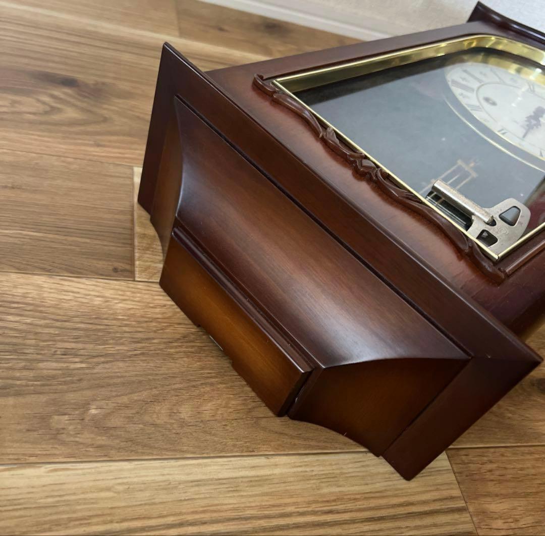 希少 昭和レトロ 柱時計 ゼンマイ式 ボンボン時計 ジャンク