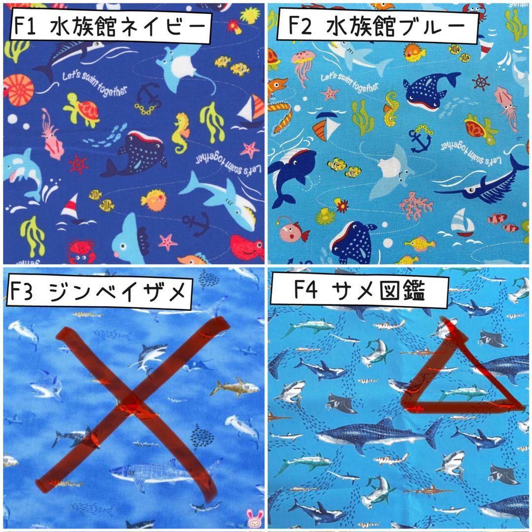 入園 入学 ☆レッスンバッグ　オーダー 受注注文 男の子　《海　魚　シャチ》