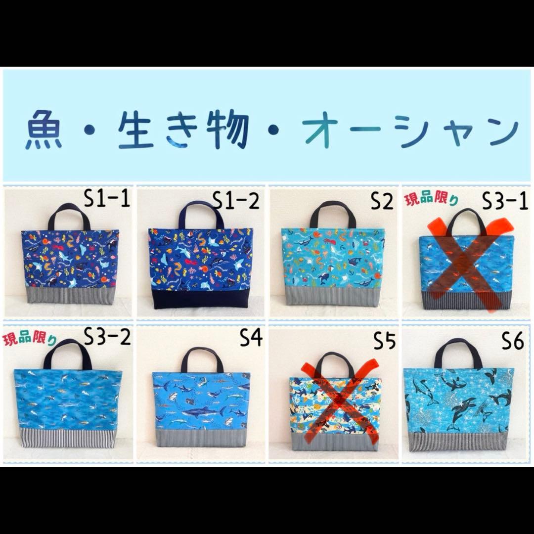 入園 入学 ☆レッスンバッグ　オーダー 受注注文 男の子　《海　魚　シャチ》