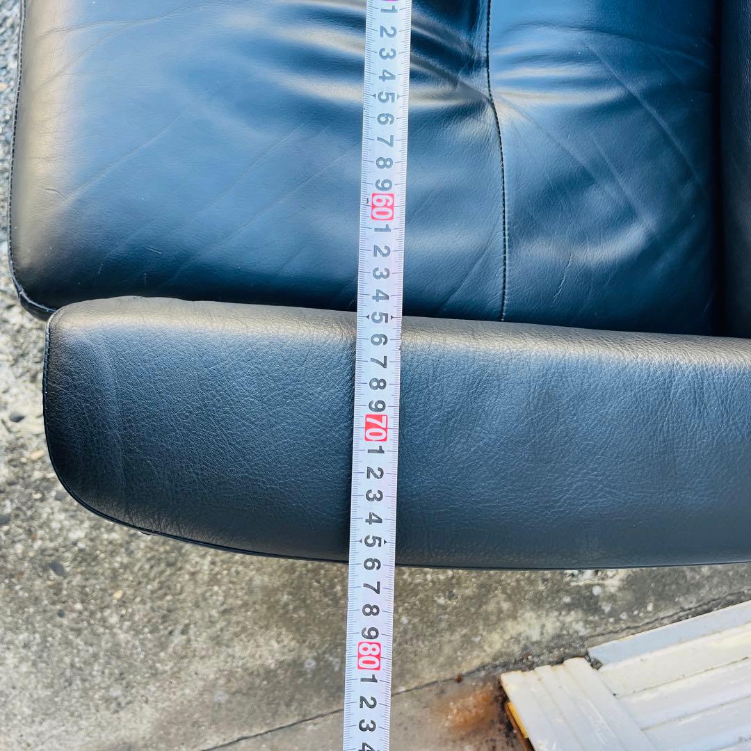 エコーネスEKORNESリクライニングチェアとオットマン　2点セット