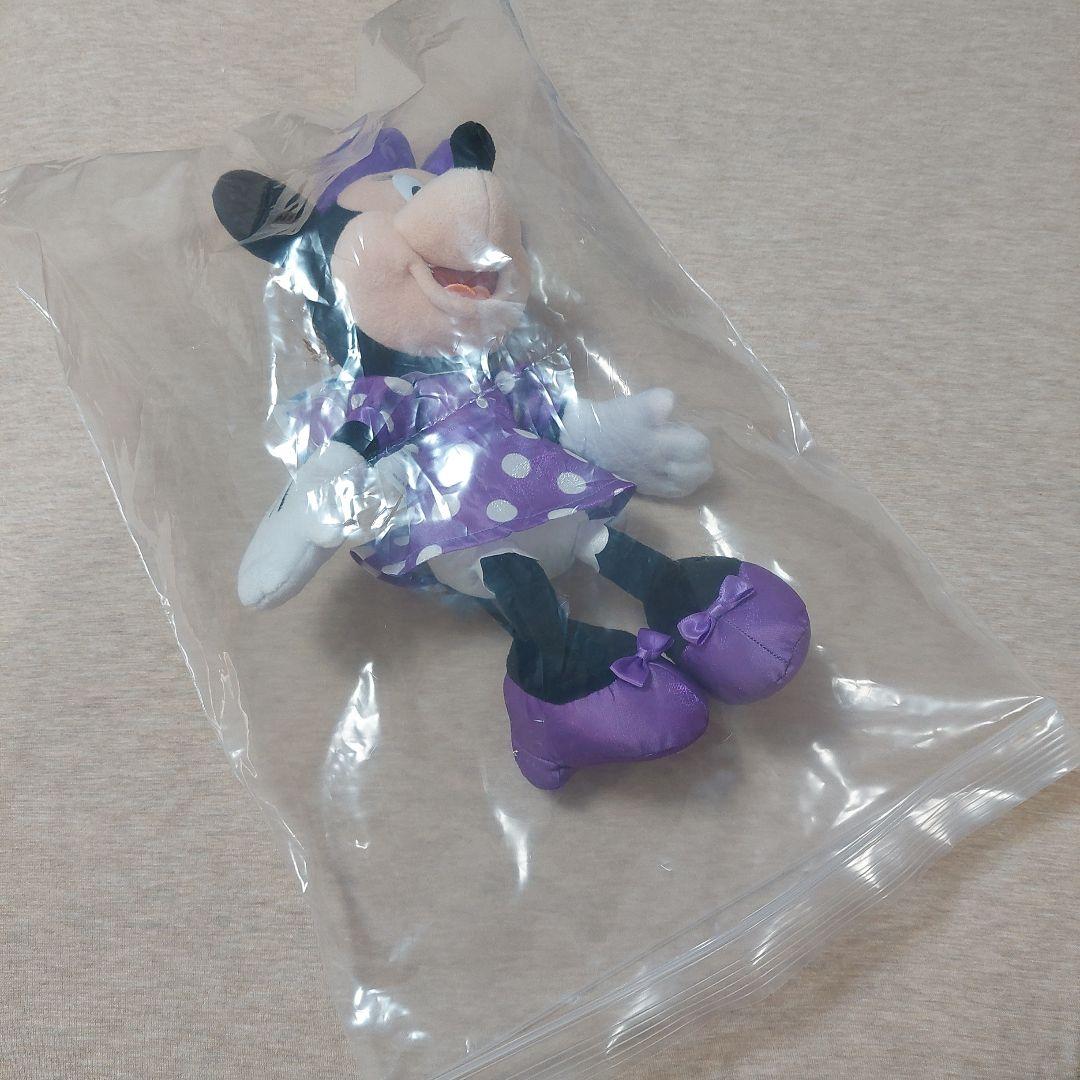 ディズニー☆ミニーの日 ぬいぐるみチャーム 水玉 紫 - メルカリ