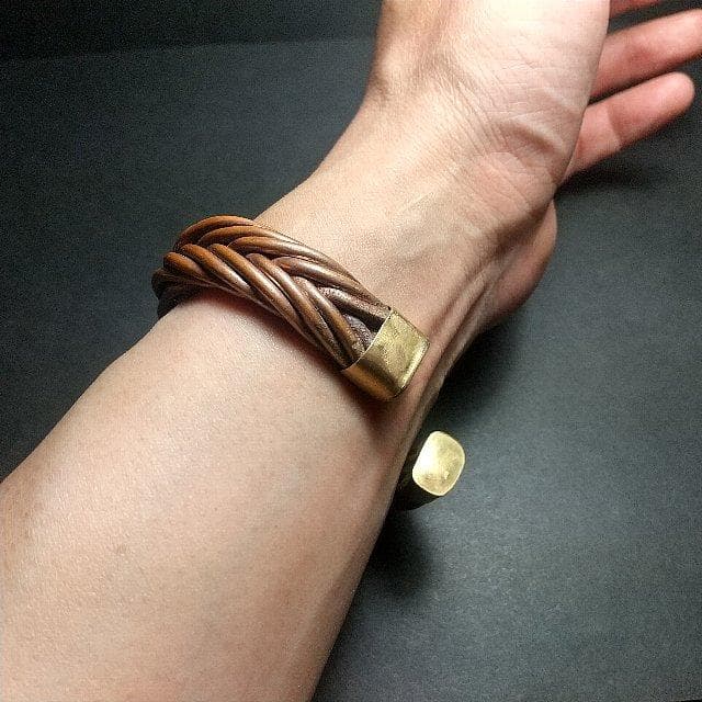 銅 バングル Viking warrior solid 16.2cm