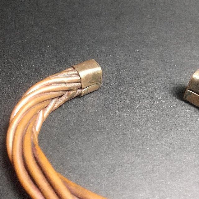 銅 バングル Viking warrior solid 16.2cm