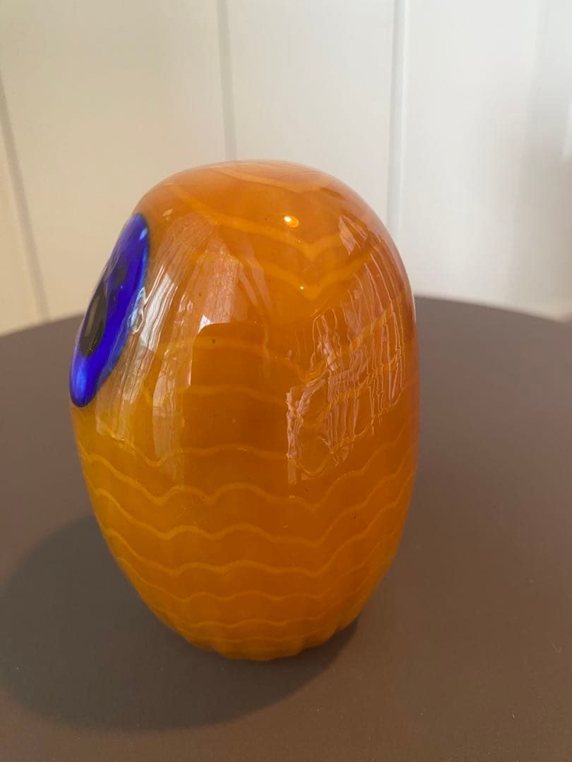 置物 Ittala Northern owl yellow