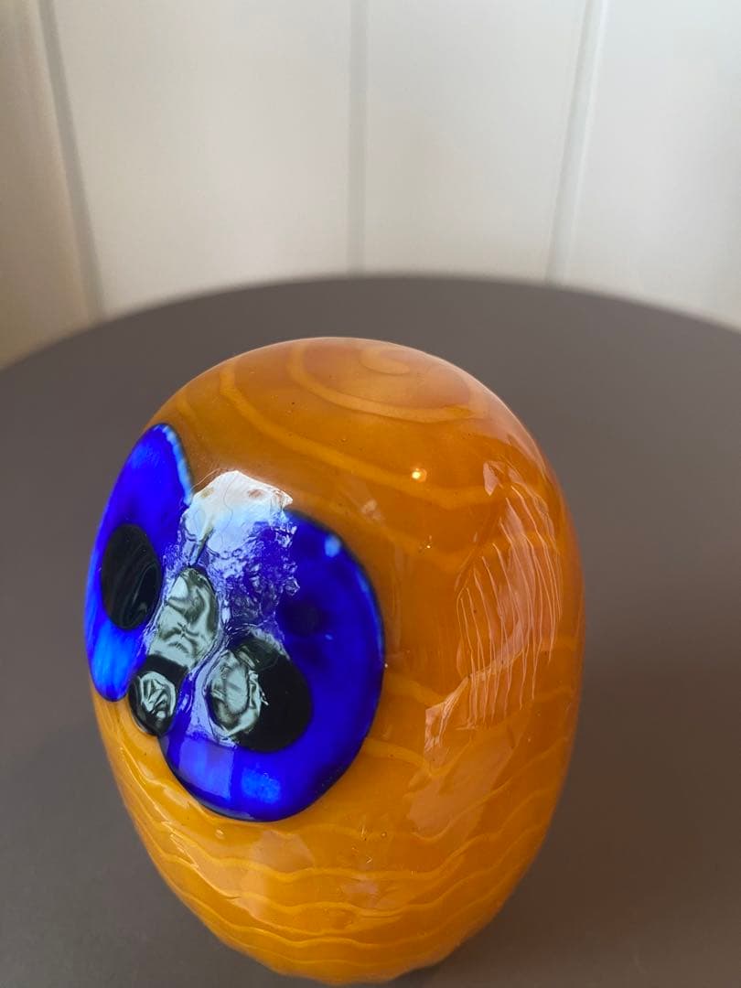 置物 Ittala Northern owl yellow