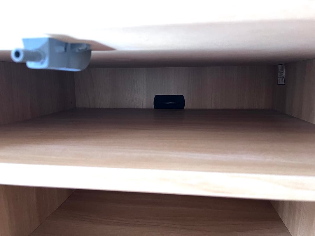 【幅約150cm】ナチュラルウッド　テレビボード　プリンター収納あり