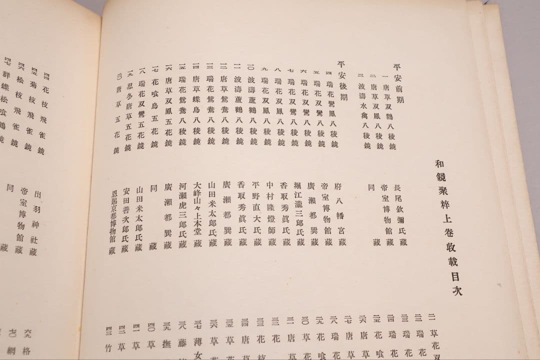 古本 和鏡粹聚 広瀬都巽 昭和16年発行 上下2冊揃 限定100部【CM417