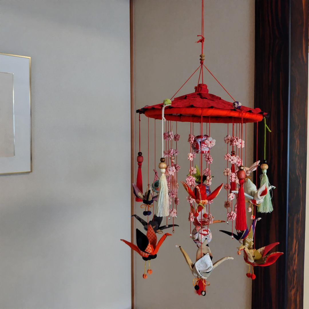 吊るし雛'26鶴＊正絹古布＊手づくり＊Urchin雑貨＊私のお雛様 - メルカリ