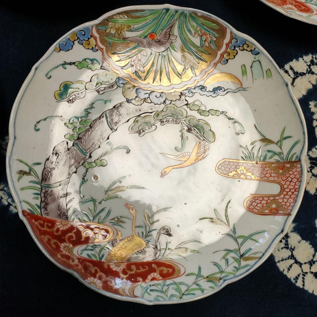 古伊万里　平皿　５枚組