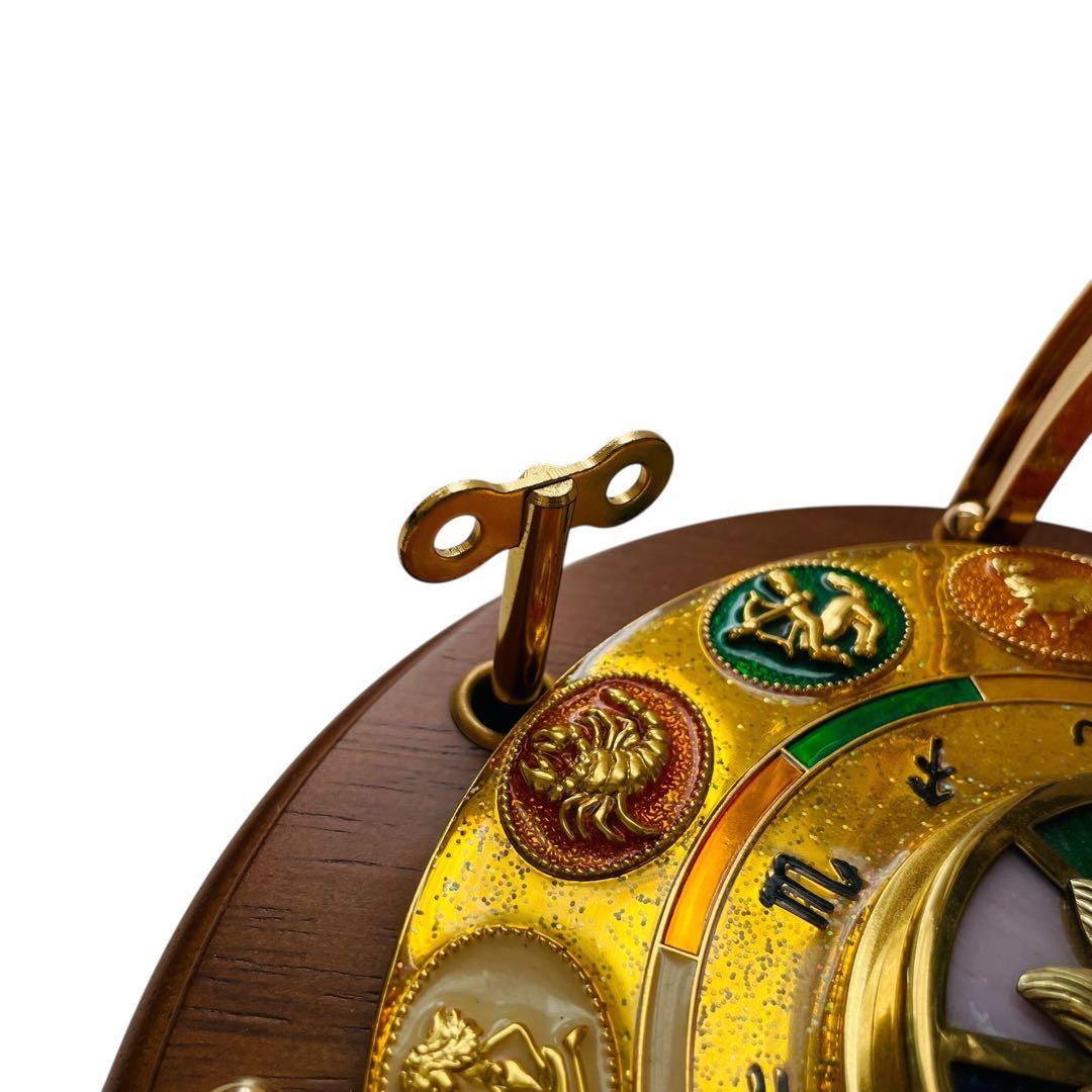 万華鏡 オルゴール 天球儀モチーフ 12星座 アンティーク風 インテリア