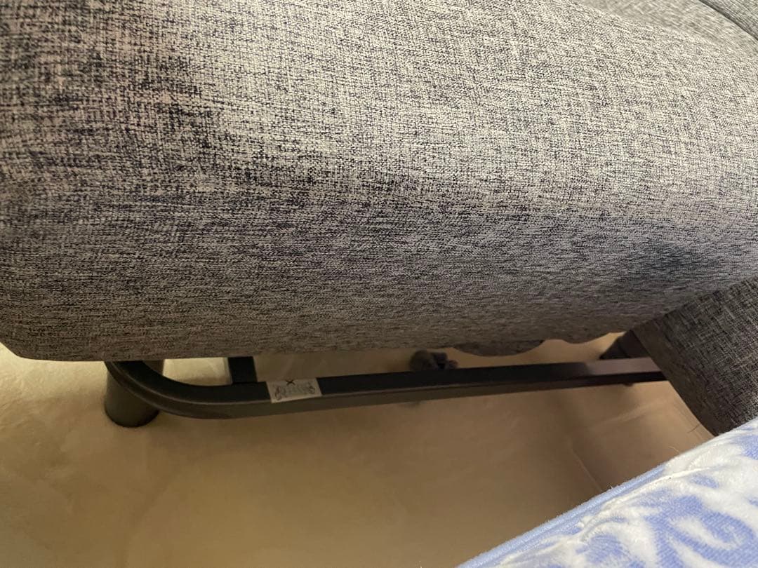 ニトリ　背もたれと肘掛けが動くソファーベッド　ソファベッド