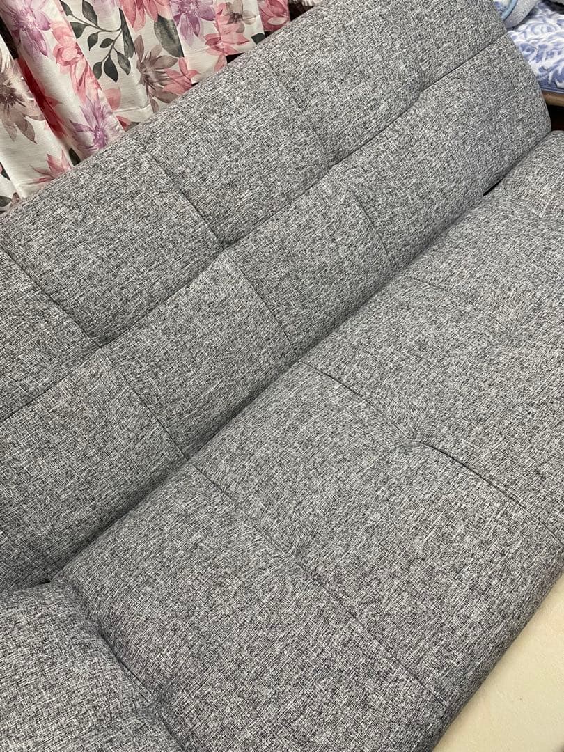 ニトリ　背もたれと肘掛けが動くソファーベッド　ソファベッド