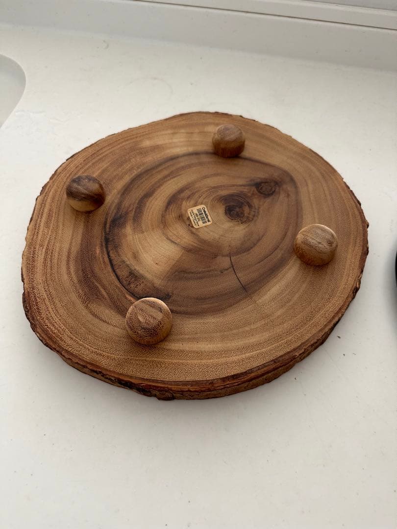 鉄板ステーキ皿　木台　2組セット