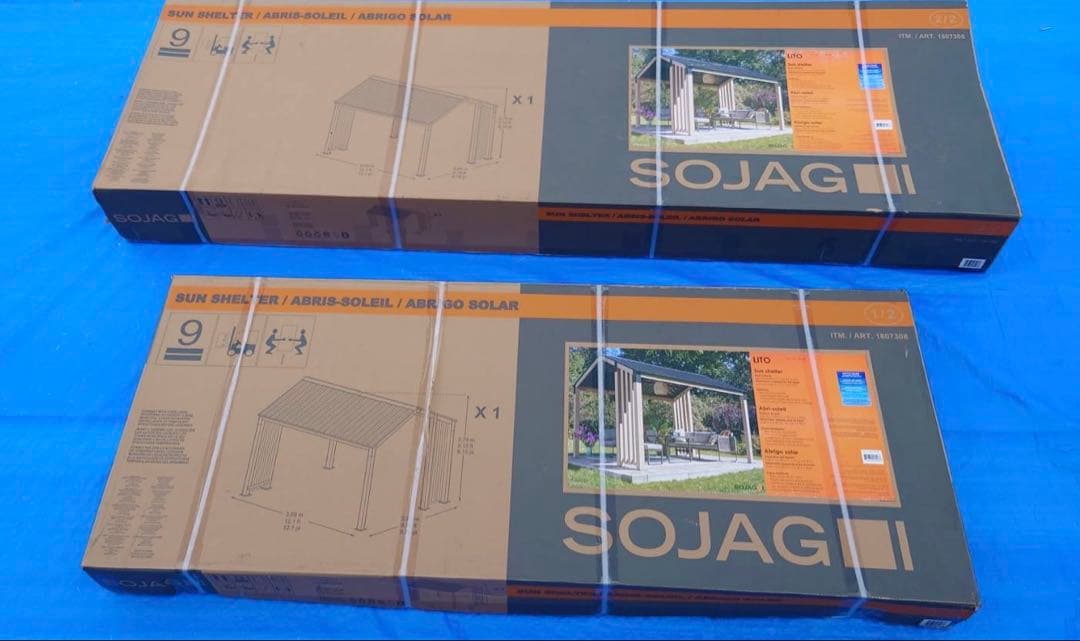 SOJAG LITO サンシェルター 10x12ft 3m x 3.6m ガゼボ