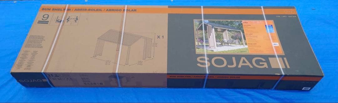 SOJAG LITO サンシェルター 10x12ft 3m x 3.6m ガゼボ