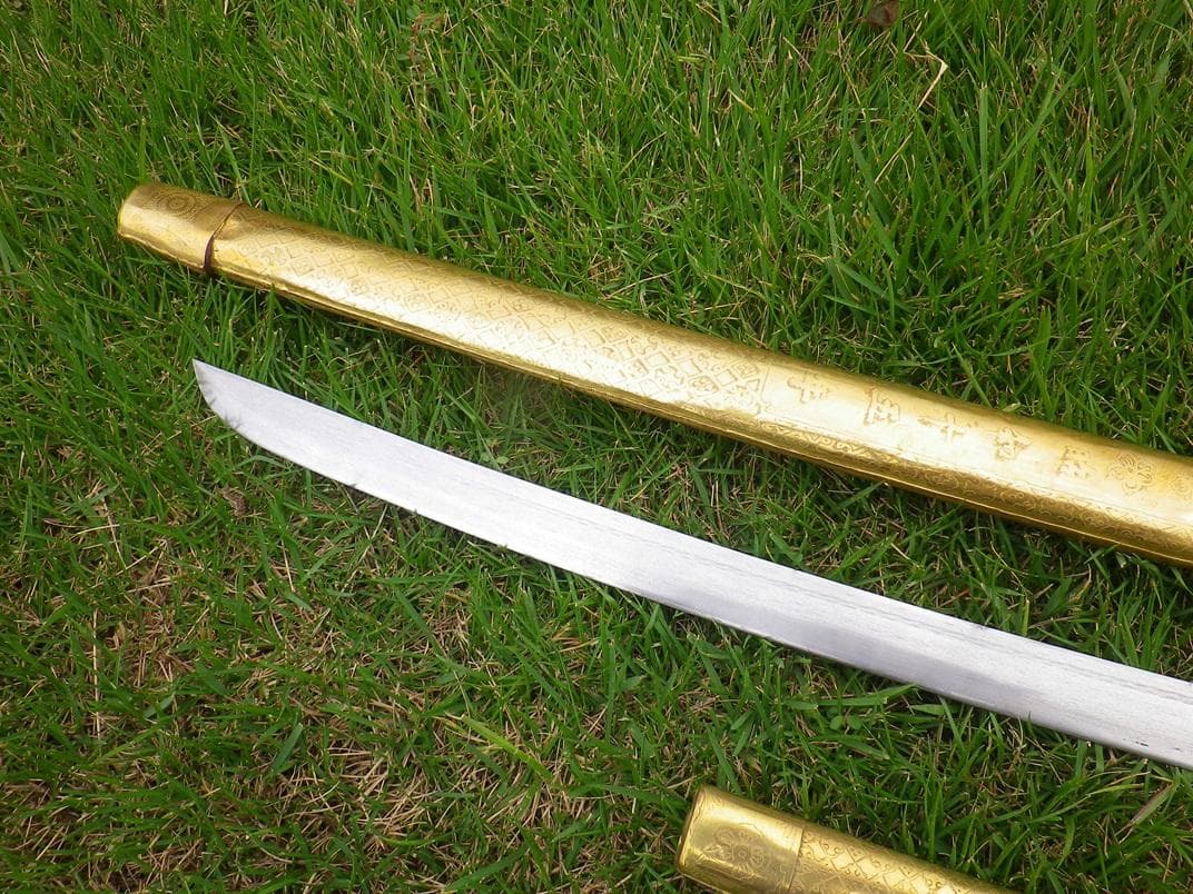 紀元二千六百年節祭の模造刀 昭和十五年 佐藤小太郎 貴重な大小セット