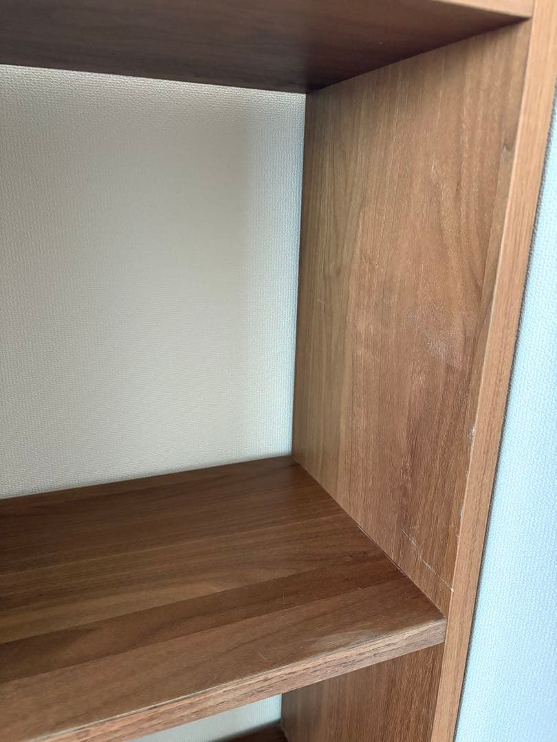 無印良品　スタッキングシェルフ ３段　ウォールナット