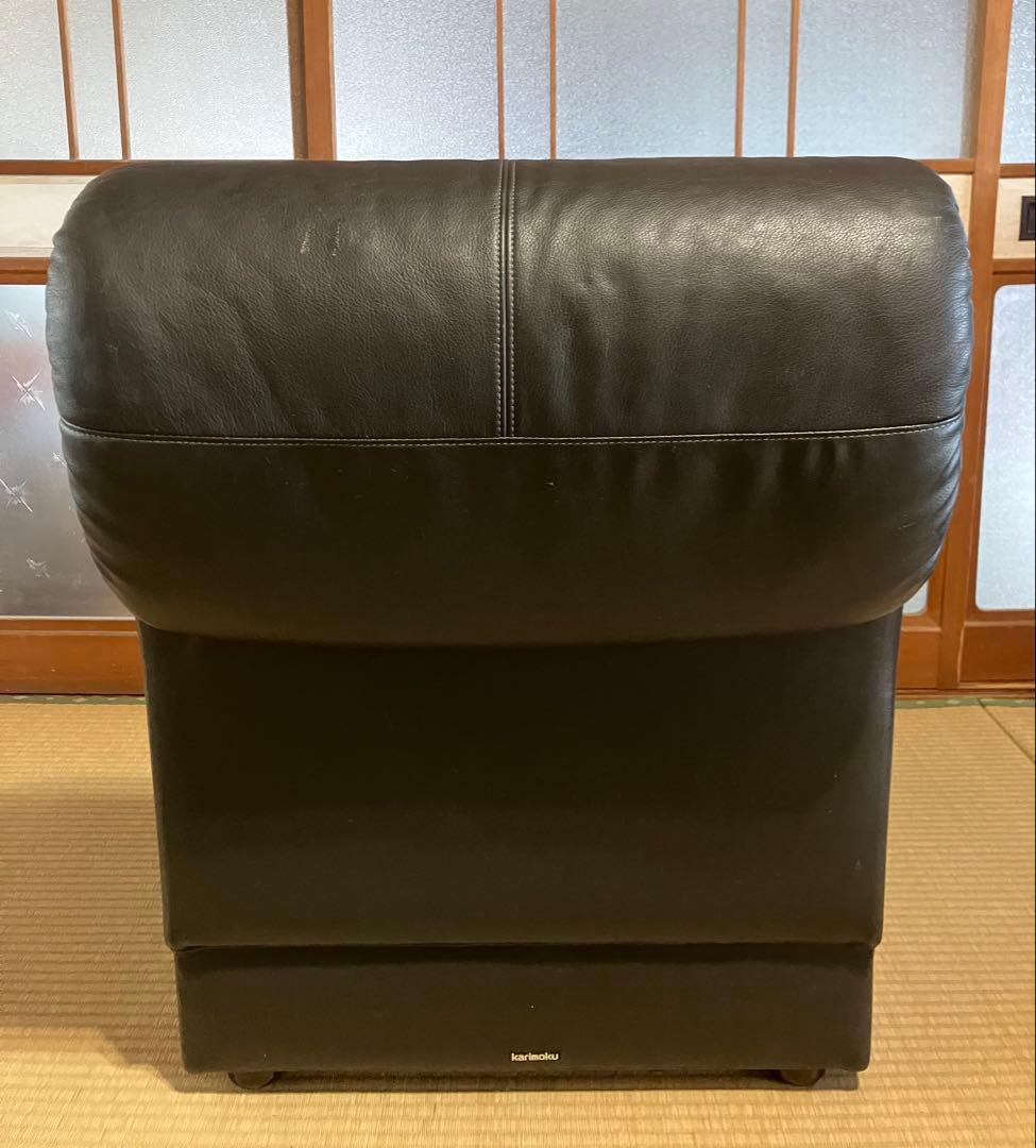 カリモク コーナーソファ＆一人掛けソファセット ブラック