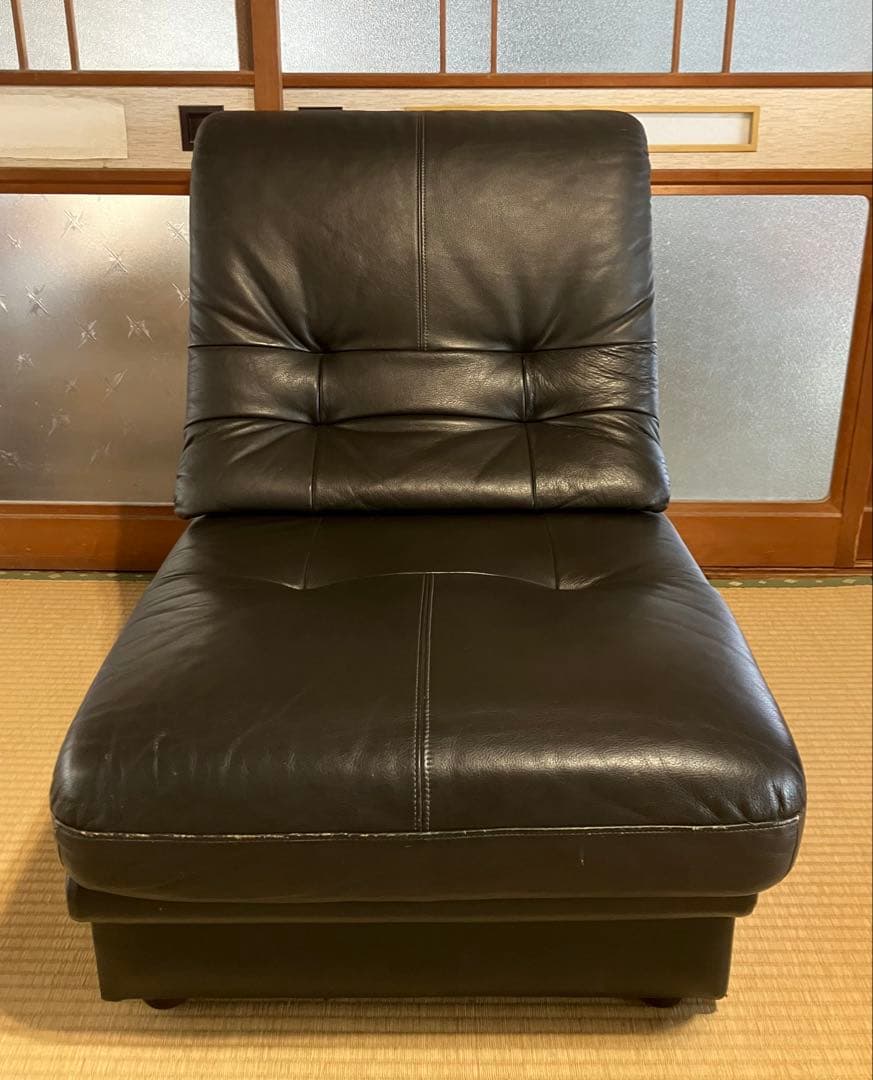 カリモク コーナーソファ＆一人掛けソファセット ブラック