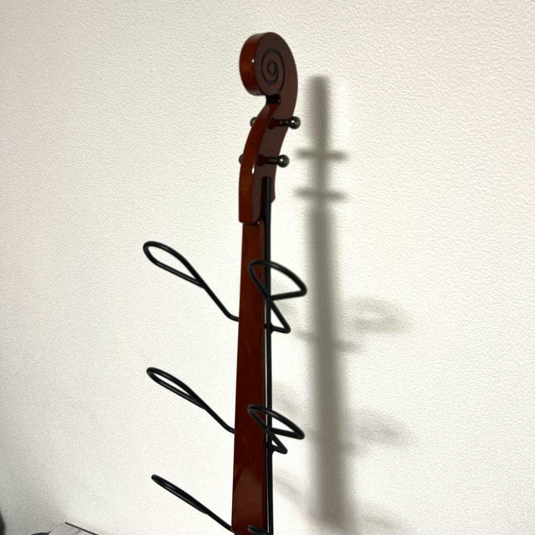 美品　YAMAHA製 ヤマハ　バイオリン型 スリッパラック ホルダー 5足