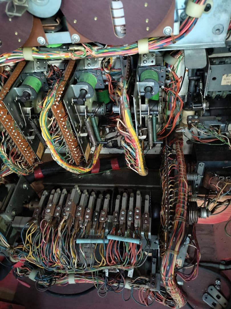 Bally BONANZA ビンゴゲーム ピンボール ヘッドのみ 部品多数 照明