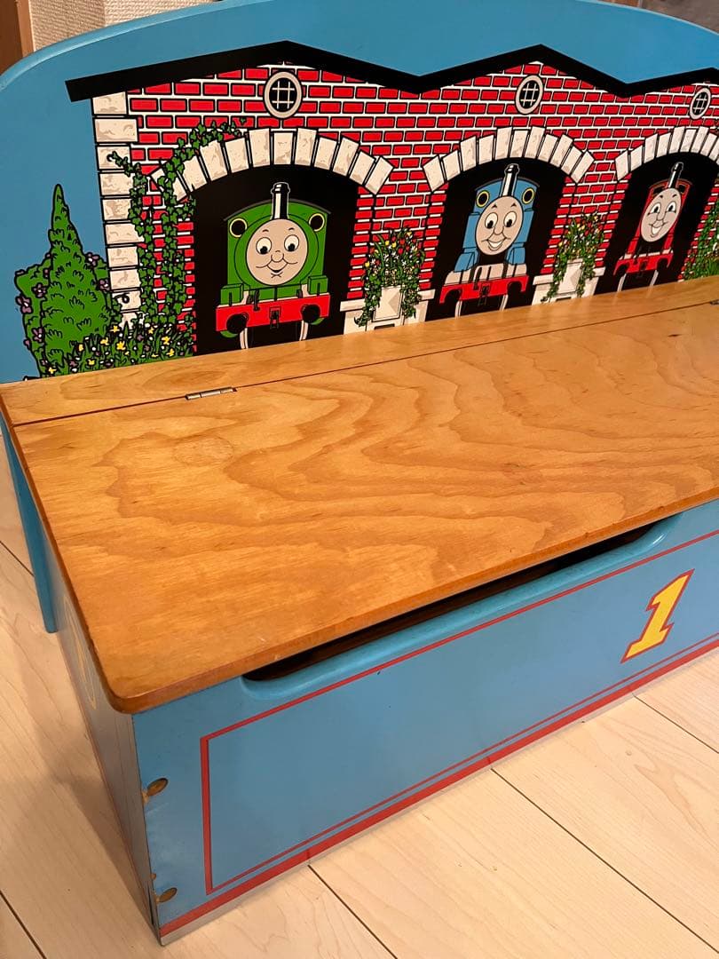 トーマス 木製 収納ケース 椅子 ベンチ
