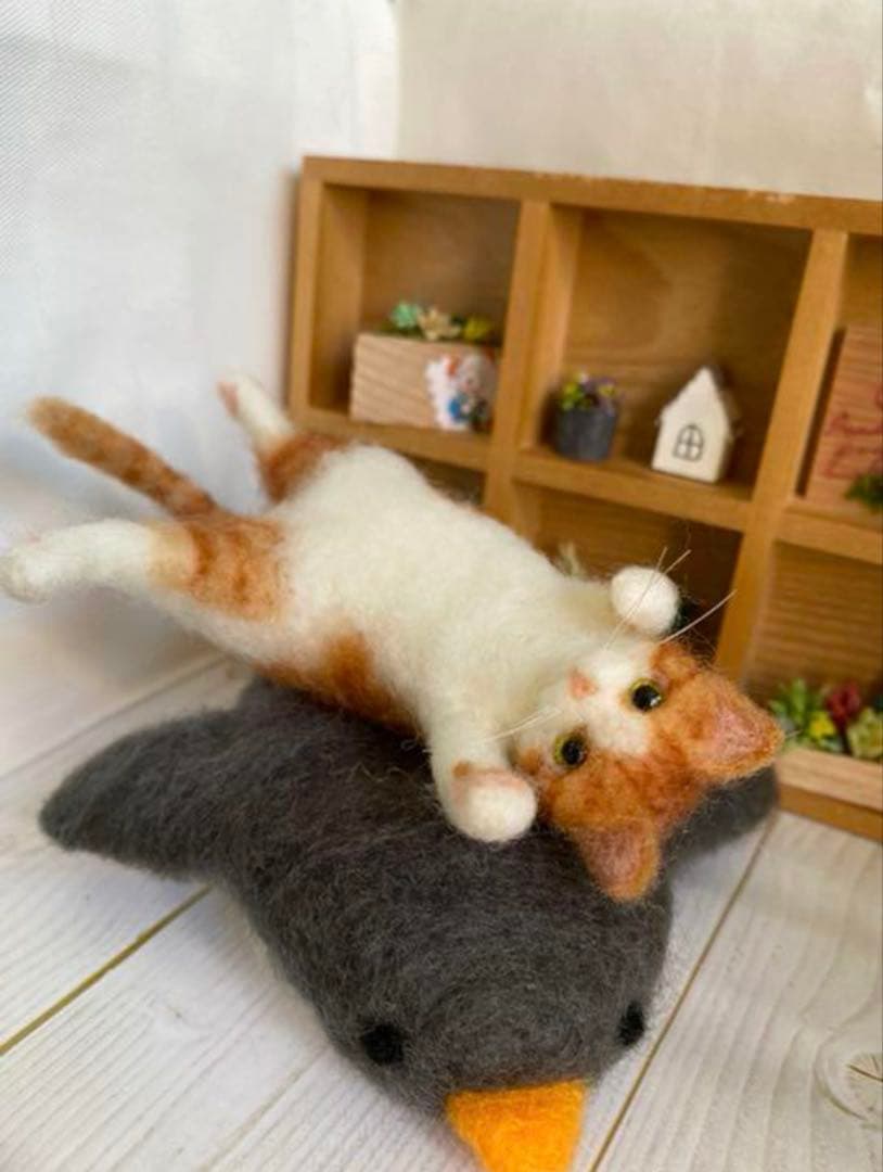 羊毛フェルトふにゃんこのオーダーページ