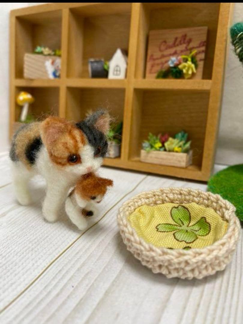 羊毛フェルトふにゃんこのオーダーページ