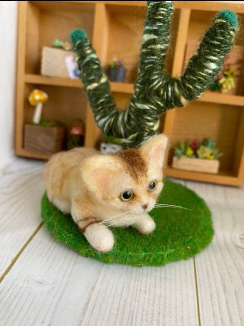羊毛フェルトふにゃんこのオーダーページ
