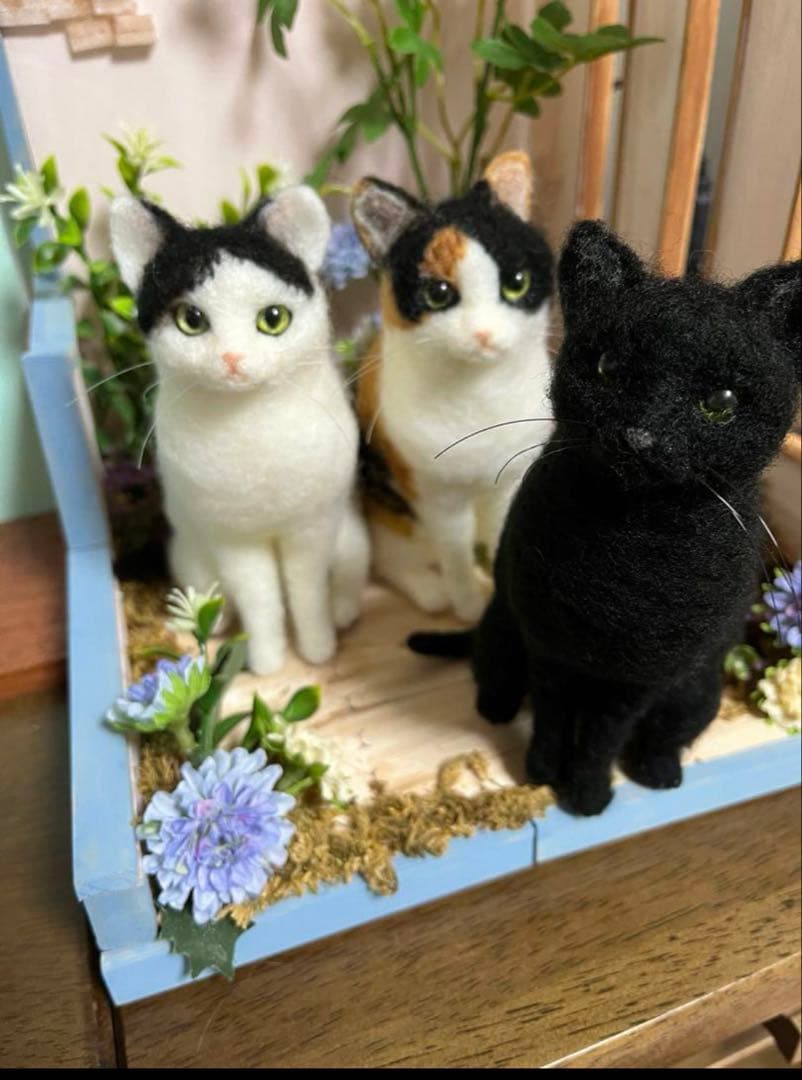羊毛フェルトふにゃんこのオーダーページ