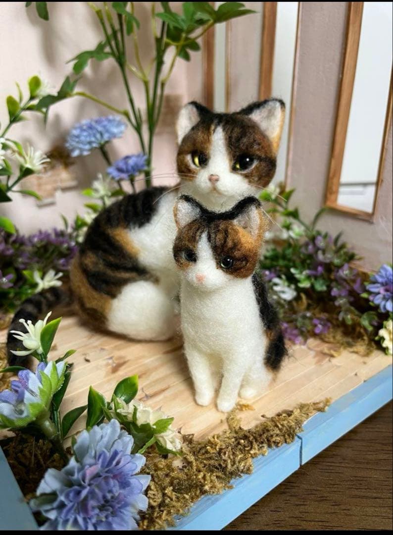 羊毛フェルトふにゃんこのオーダーページ