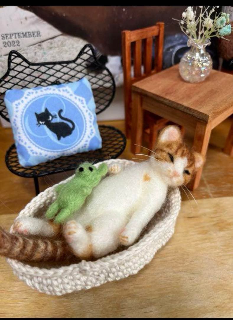 羊毛フェルトふにゃんこのオーダーページ