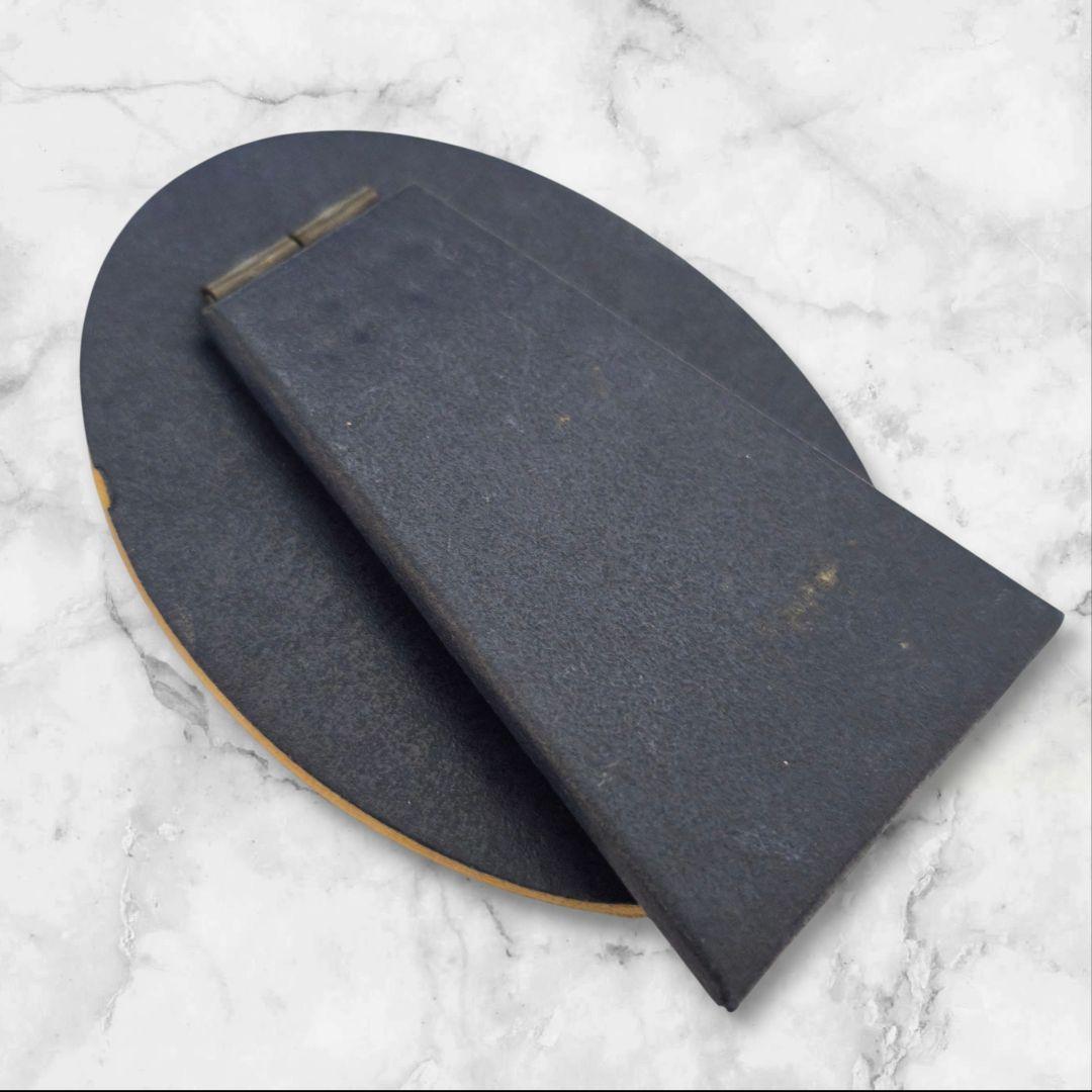 シーガル　ピューター　写真立て　Seagull　ミニフォトフレーム　楕円形