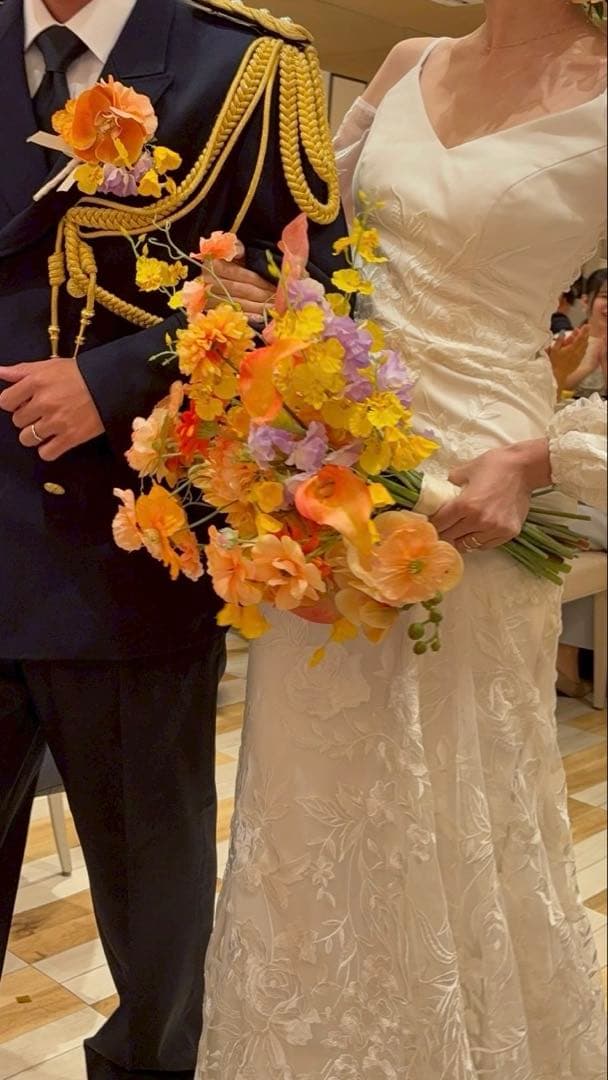 アーティフィシャルフラワー　ブーケ＆ブートニア