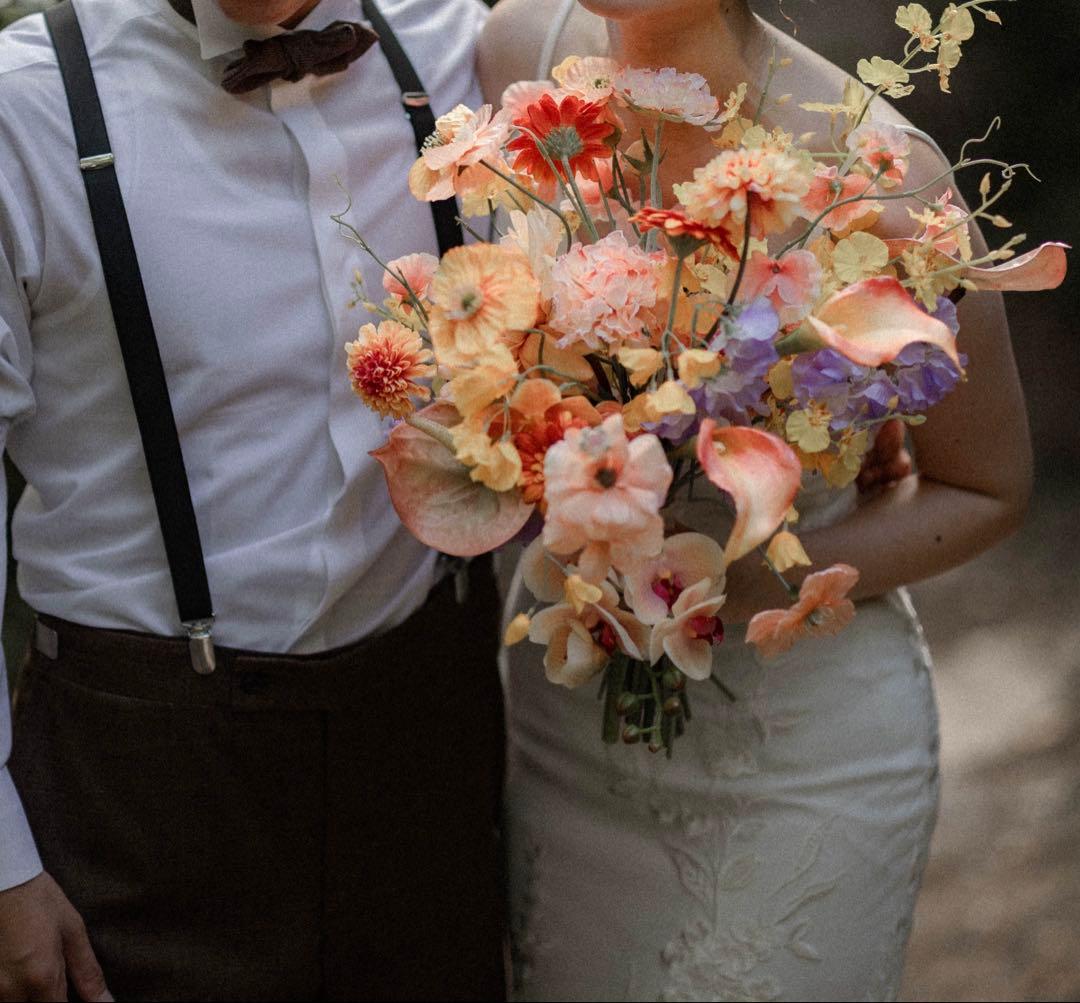 アーティフィシャルフラワー　ブーケ＆ブートニア