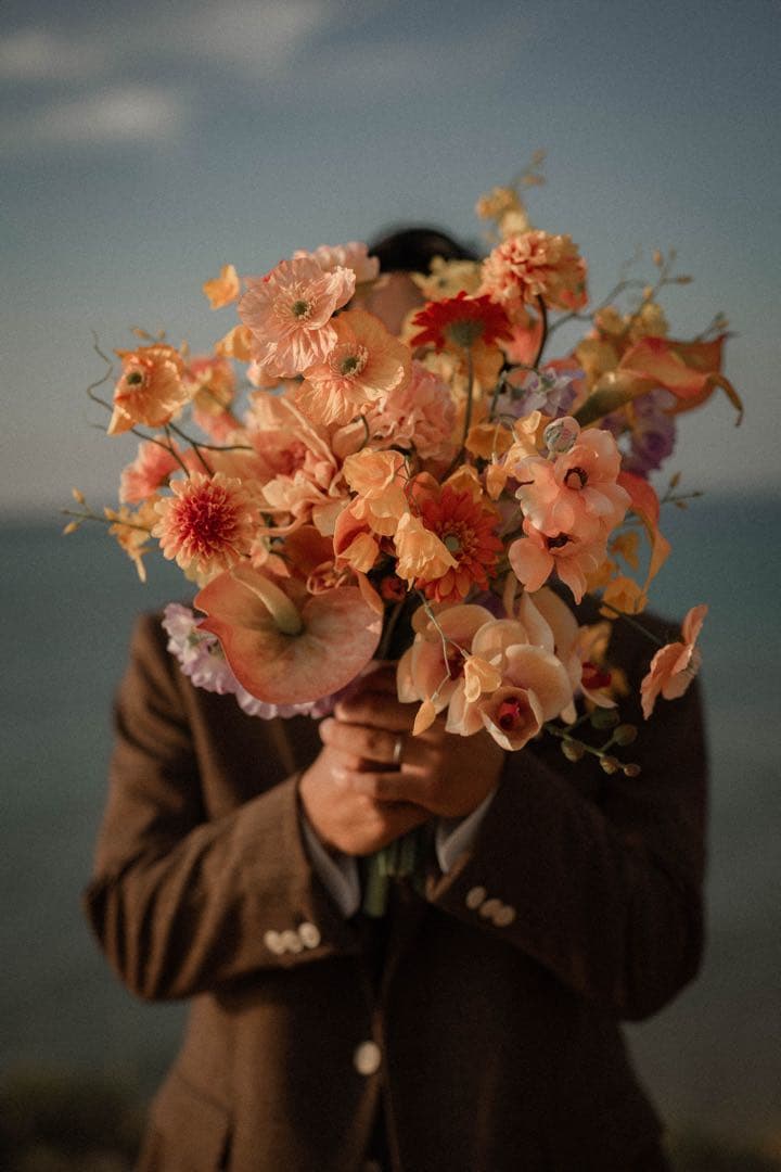 アーティフィシャルフラワー　ブーケ＆ブートニア